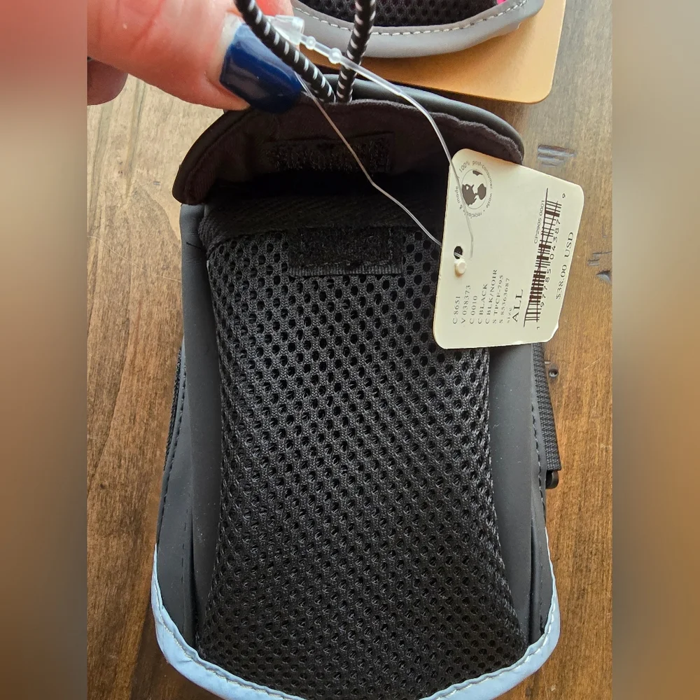 Free People Black and Pink Crossbody Bag